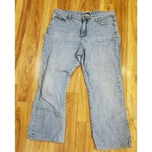 Lee Natural Bootcut Womans Jeans Size 16 Medium